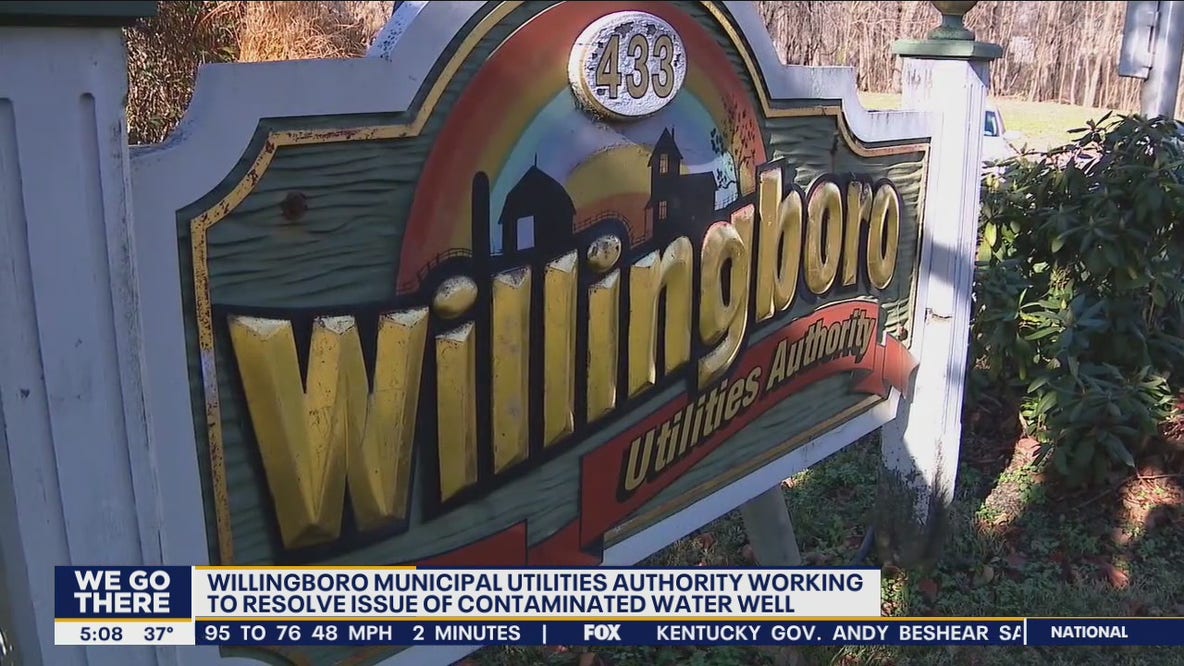 Willingboro municipal utilities authority working to resolve issue of contaminated water well